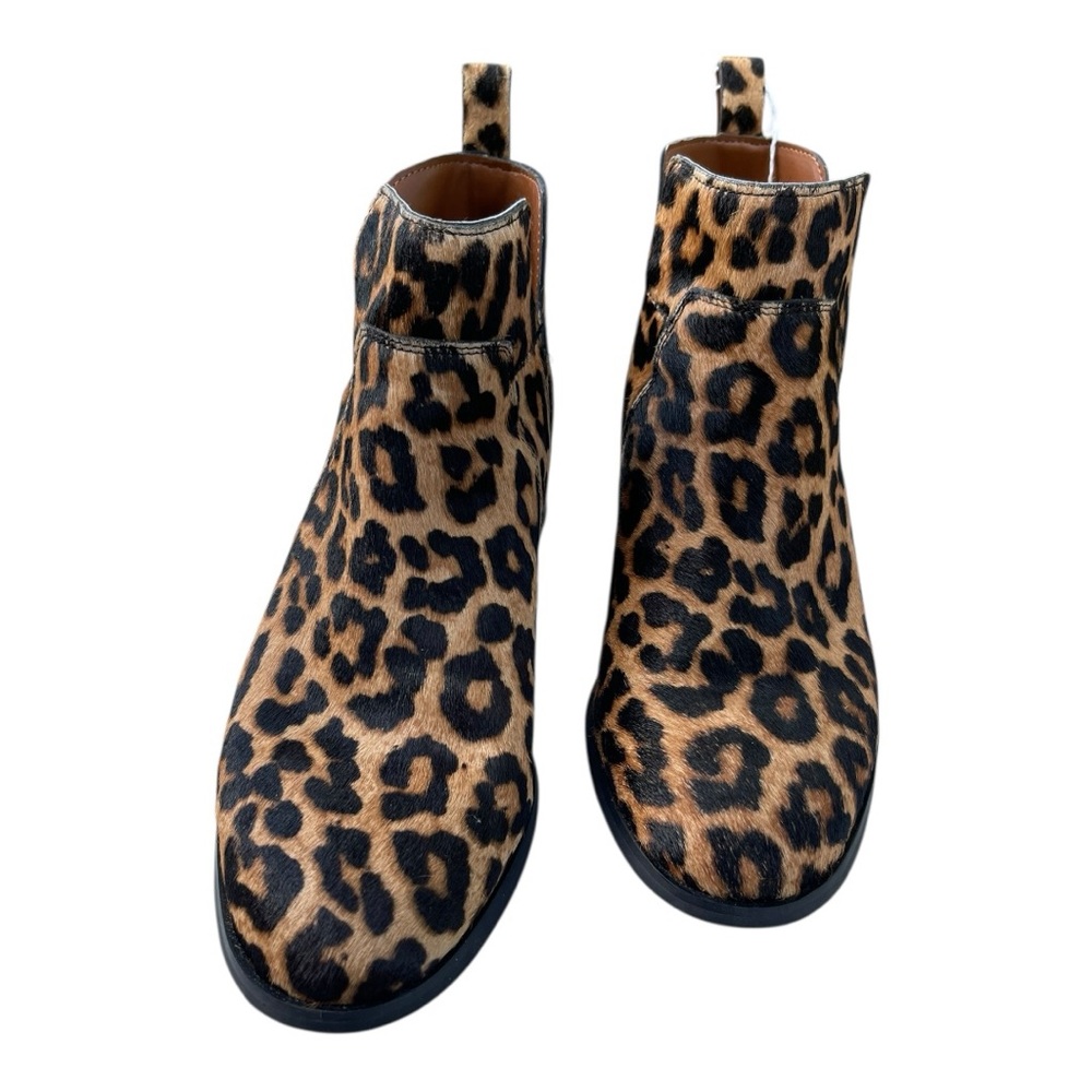 Franco Sarto Cheetah Print Ankle Boots
